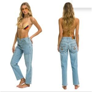 (25) $298‎ Aviator Nation Hi Rise Jessica Jean Super Light